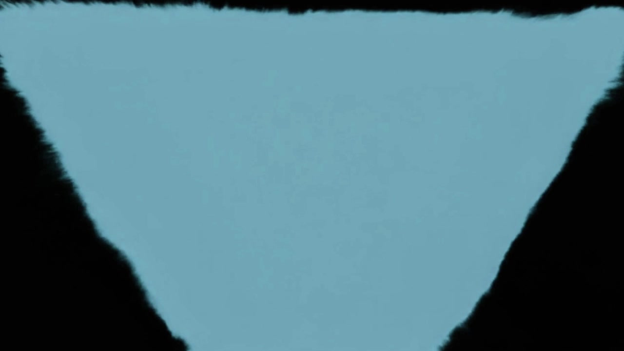 Abstract Blue Ink Splatter Transition on Black Background