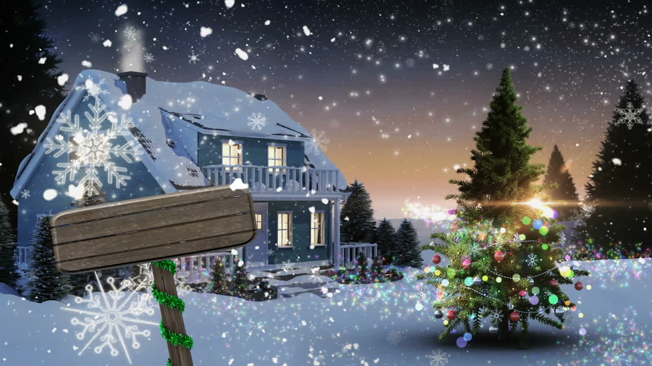 눈으로 인 집의 애니메이션