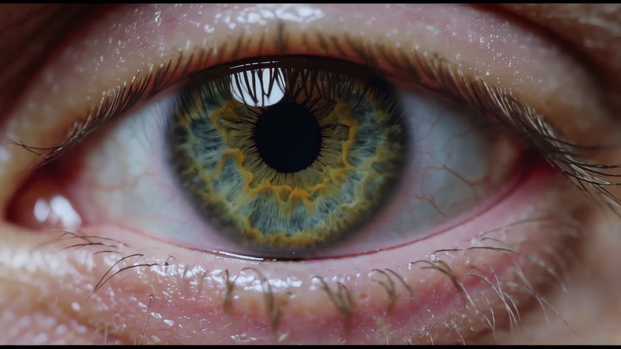 primer plano de un ojo humano