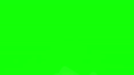 green background with moving stars, squares and circle shapes