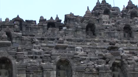 Borobudur-Temple,-UNESCO-World-Heritage-Site,-Central-Java,-Indonesia,-Buddhist-Temple