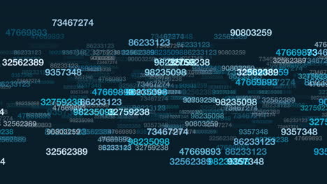 Digital code visualizing the language of binary