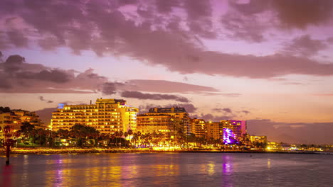 Spain-Malaga-beach-night-sunrise-time-lapse-Iberian-Peninsula-Costa-del-Sol-Alboran-Sea