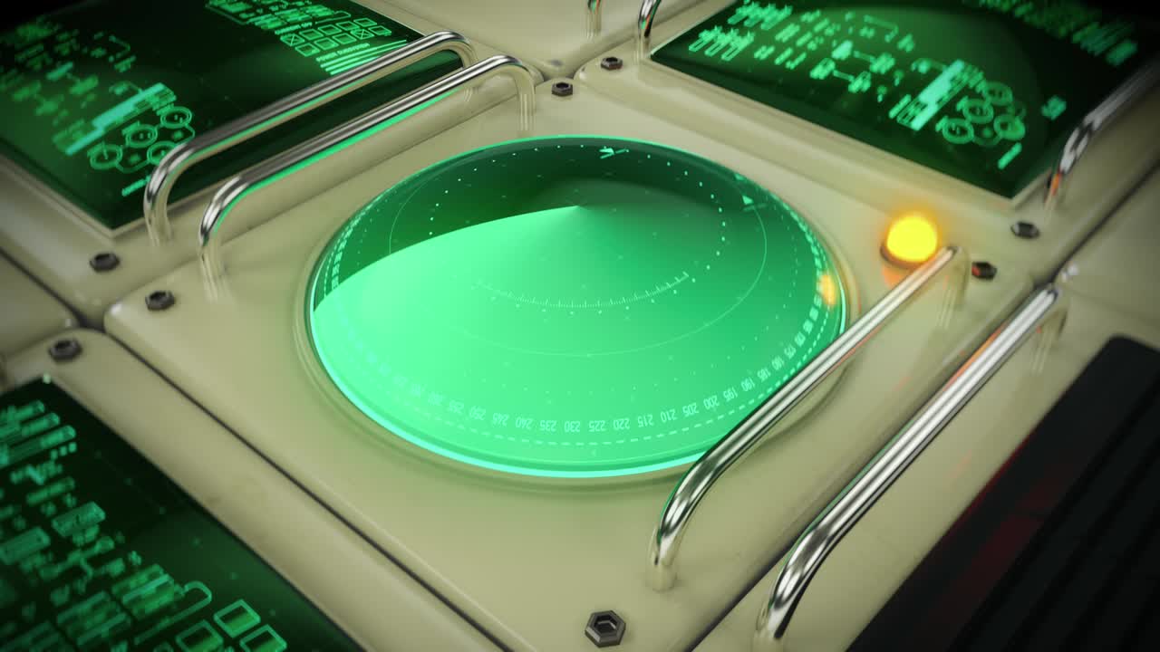 주변 바다에서 선박을 탐지하는 레트로 잠수함 레이더, 군사 기술