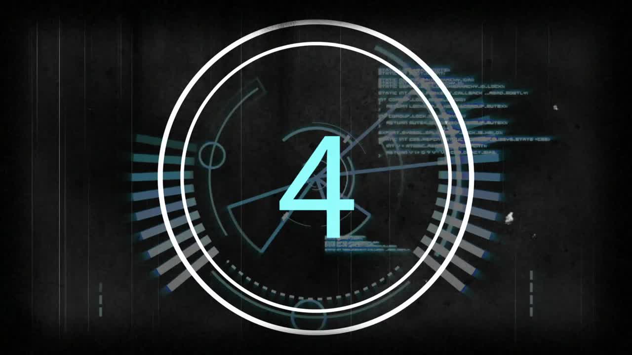 Countdown and digitally generated screen