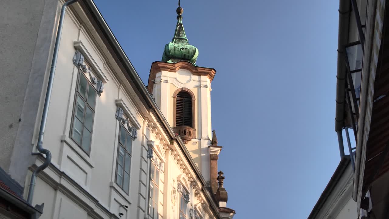 Historic Blagovestenska Church in Szentendre, a cultural and architectural landmark in the town center