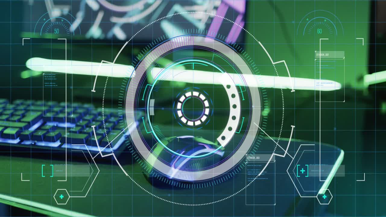 animación del alcance y procesamiento de datos sobre equipos informáticos de videojuegos