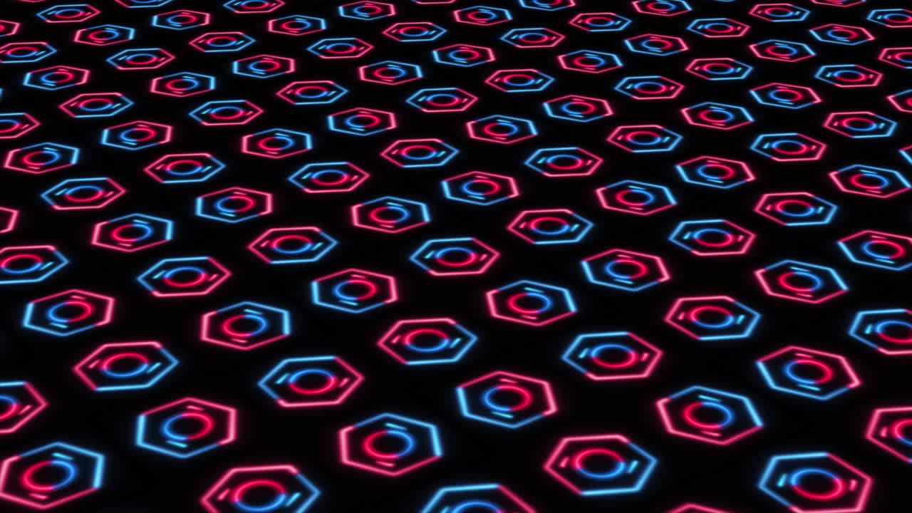 Concept 9-N1 Infinite Abstract Neon Dynamic Background Patterns