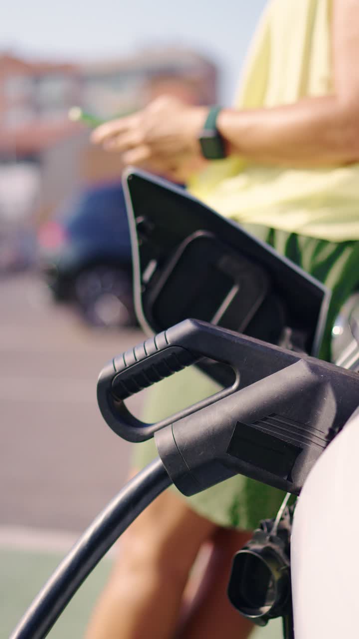 carga de un vehículo eléctrico