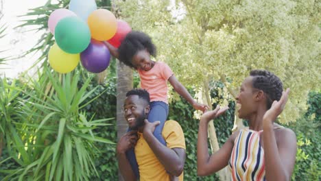 happy family spending time together