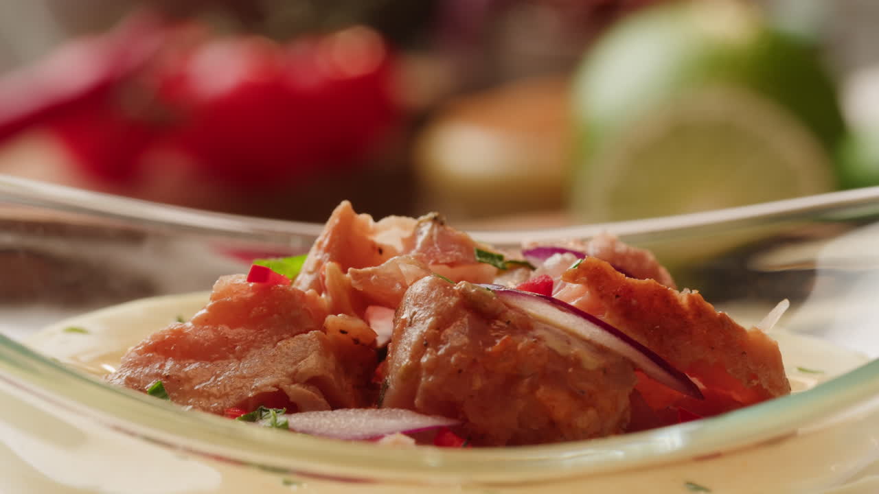 Delicious Salmon Ceviche