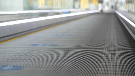 escalator in an airport