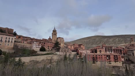 albarracin medieval village in teruel, spain