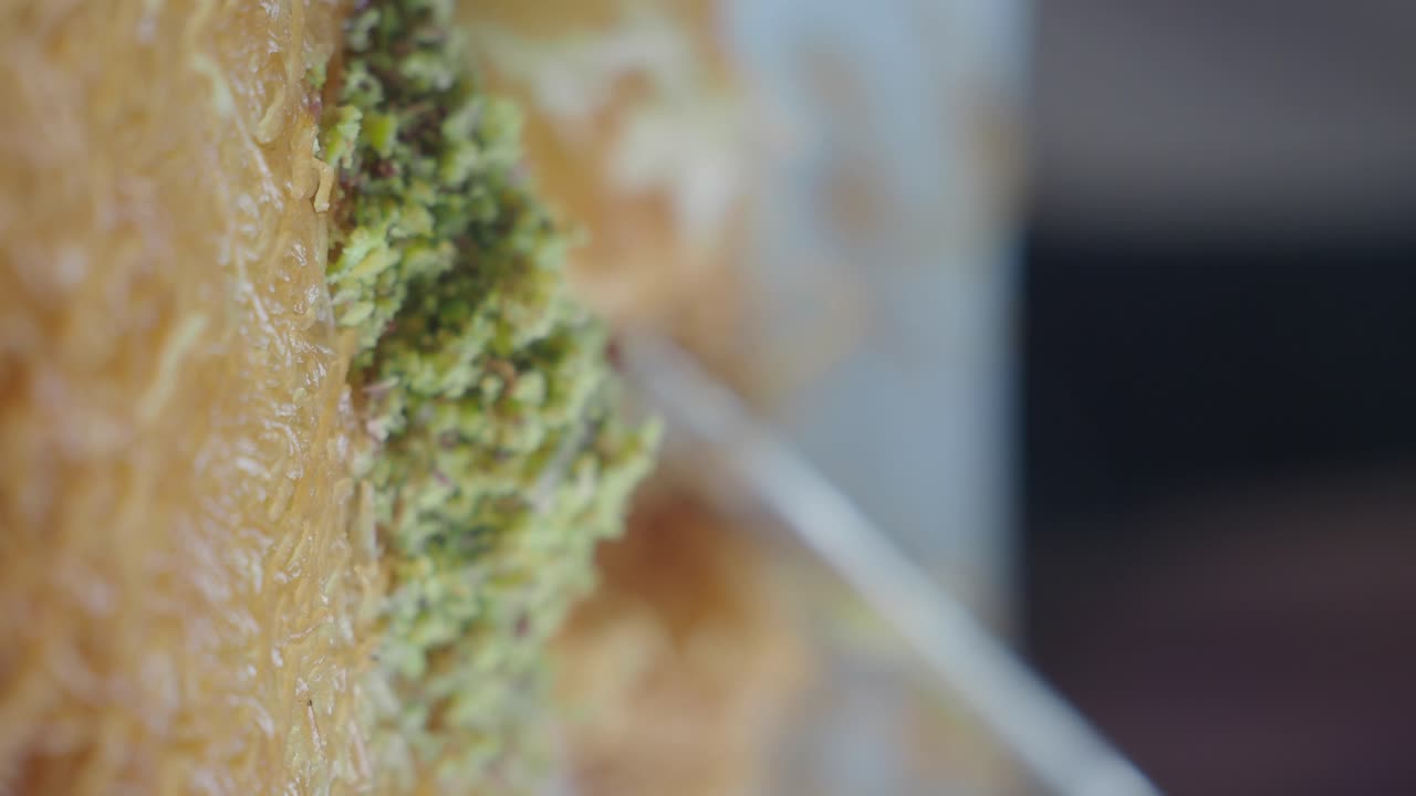 un primer plano de la baklava