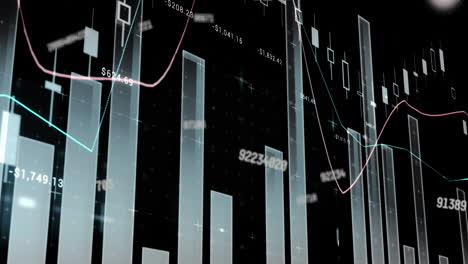 Animación-Del-Procesamiento-De-Datos-De-Redes-Sociales-Sobre-Fondo-Oscuro