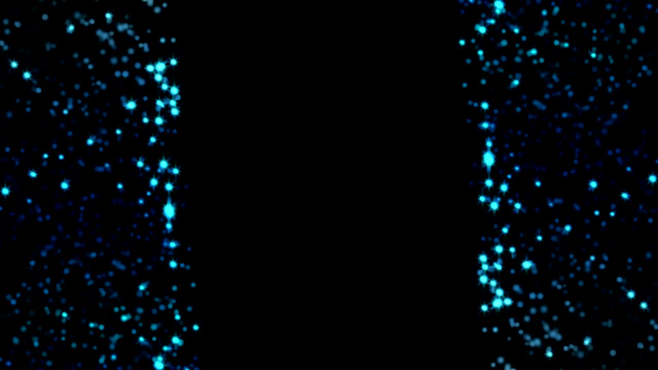 fondo de partículas brillantes azules