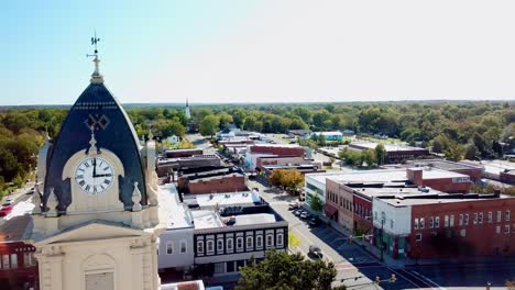 Gerichtsgebäude-Von-Union-County-NC,-Gerichtsgebäude-Von-Union-County-North-Carolina,-Monroe-NC,-Monroe-North-Carolina-Antenne