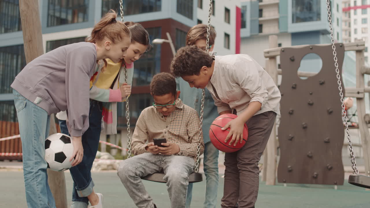 School Children at Playground