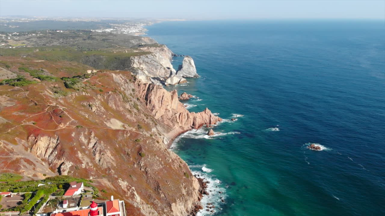 Scenic Coastline with Cliffs and Rock Formations