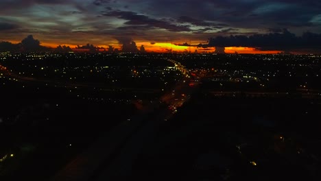 Sunset - Miami, FL - Highway 95 - Ives Dairy