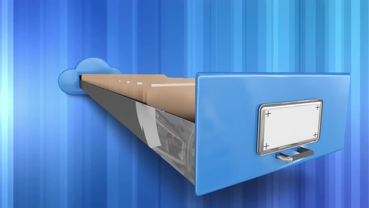 Cloud icon containing files