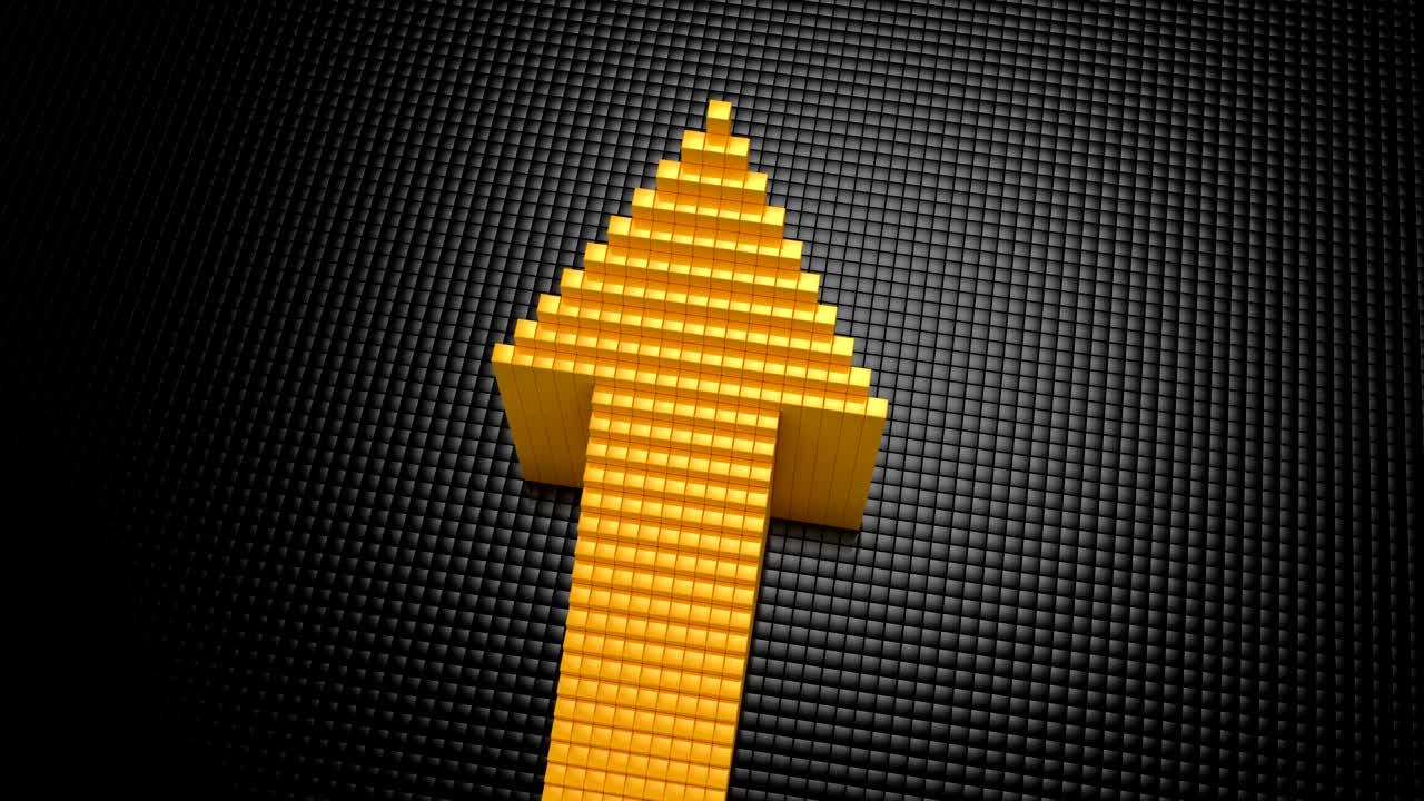 las cajas formaron una flecha