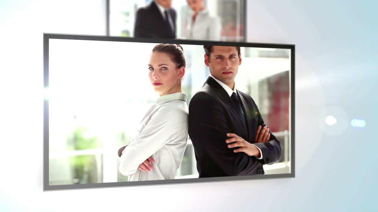 animación de negocios que muestra la asociación