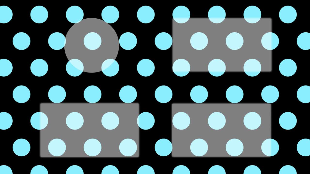 작은 점 배경 엔드 카드 엔딩 스크린 모션 그래픽