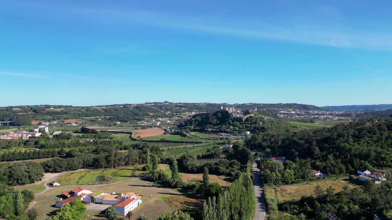 Tilt up shot Landscape view of rural Portugal, Europe