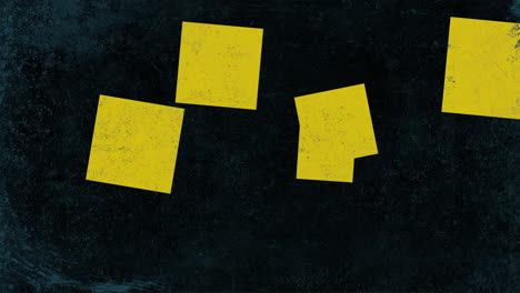 yellow squares on grunge texture