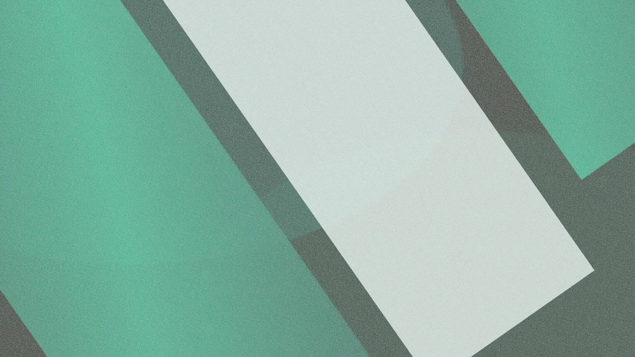 Abstract Motion Background with Geometric Shapes and Soft Green Tones