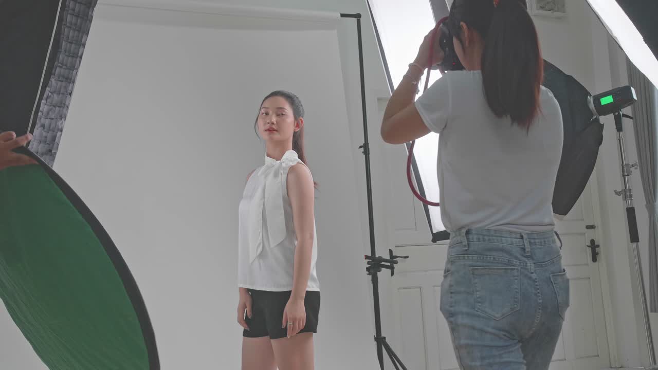 Fashion Model Photo Shoot in Studio