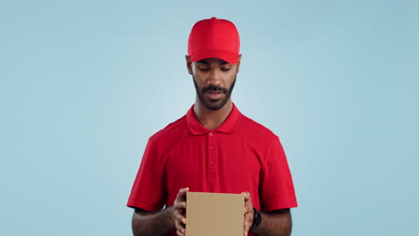 Black-man-in-portrait-with-delivery