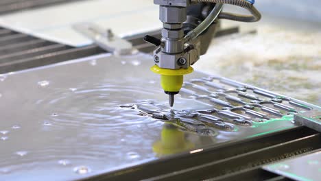 cnc water jet cutting machine