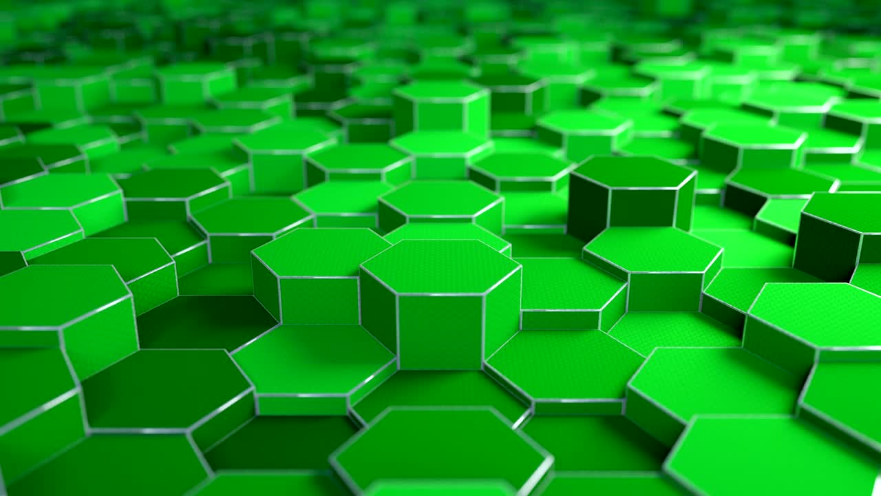 Abstract hexagonal background loop