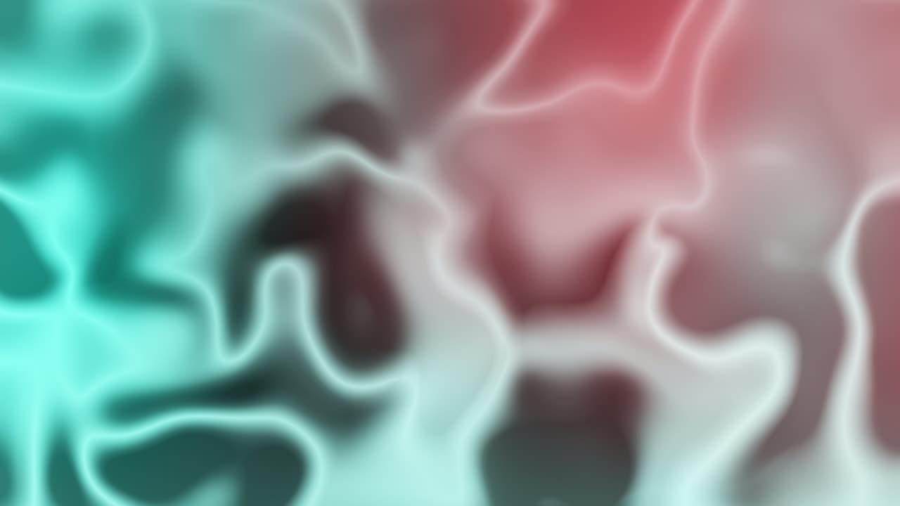 파동의 아름다운 추상화, 컬러 그라디언트 배경, 부드러운 애니메이션