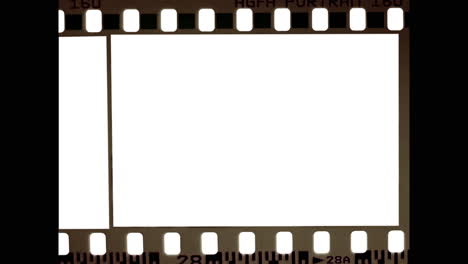 real 35mm 4x3 film frame overlay - clean