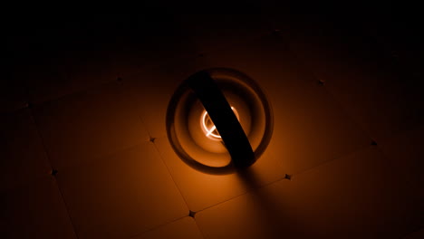 Abstract Glowing Sphere Lamp