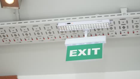 Emergency Exit Sign with LED Light