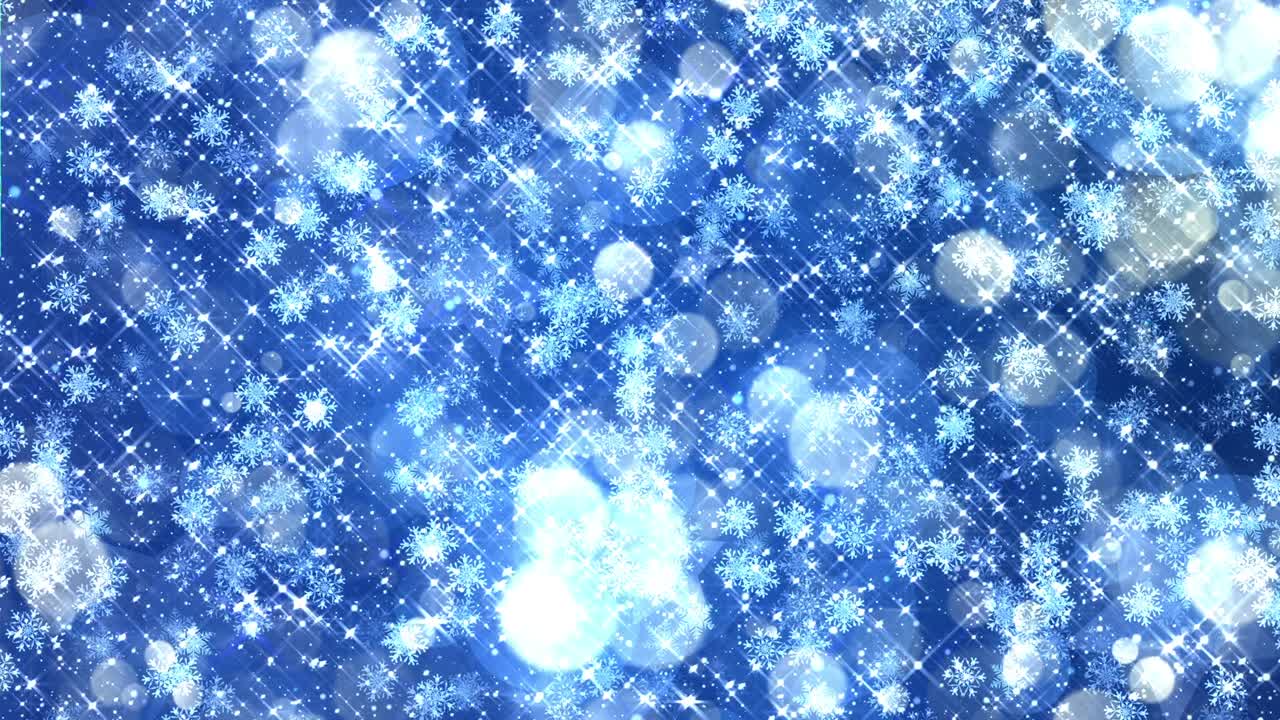 4k 크리스마스 마법 스노우 루프 벽화