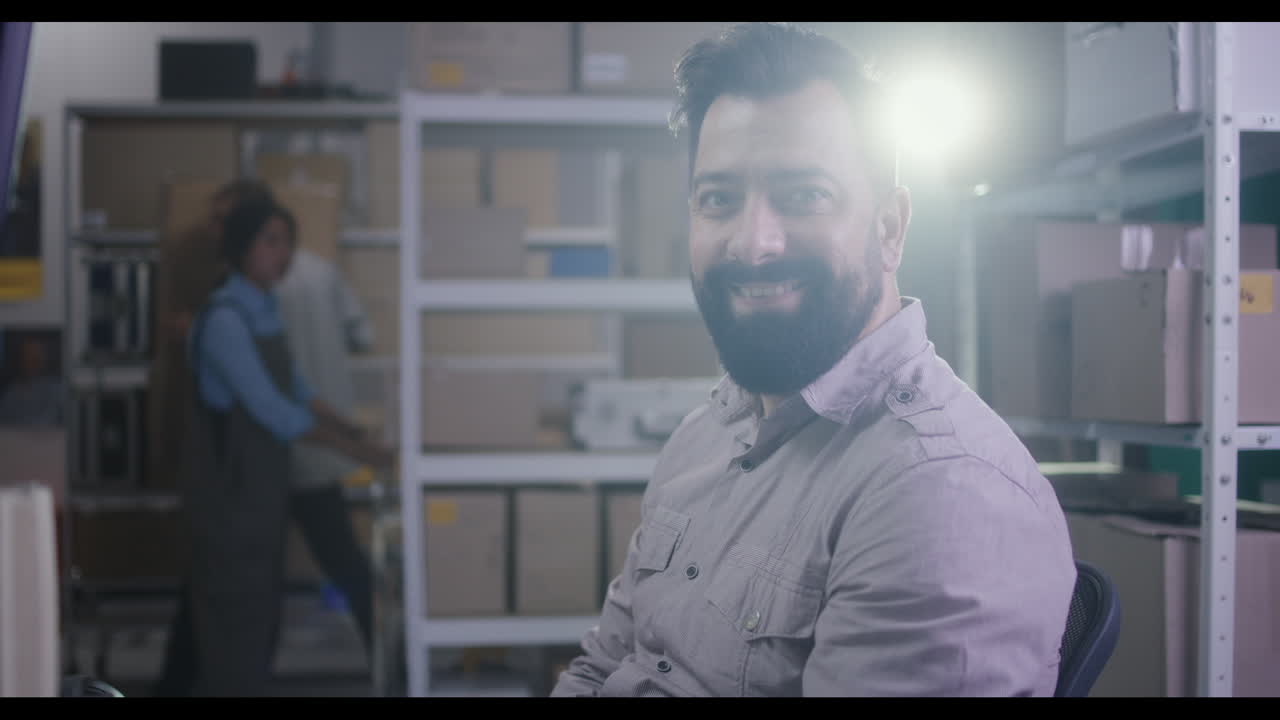 empleado del almacén