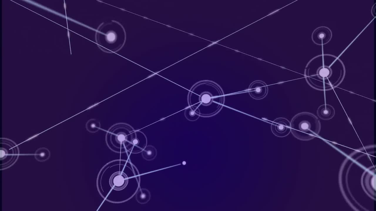 Animation of networks of connections