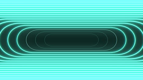 el túnel futurista inmersivo hipnotiza el camino iluminado por neón