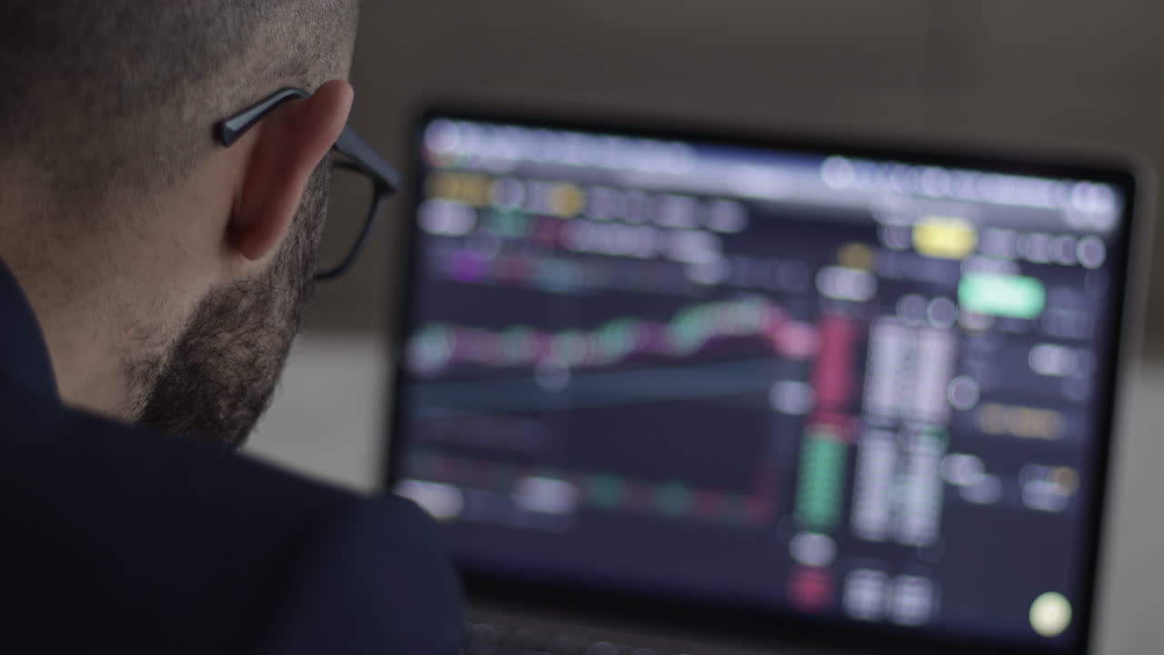 Premium stock video - Man on investment