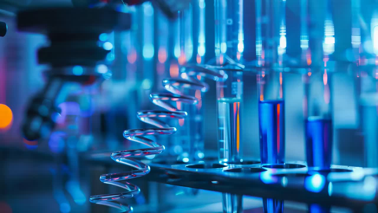 실험실 실험은 시험관으로 이루어집니다.