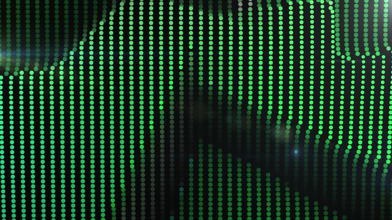 fondo multicolor animado de partículas redondas