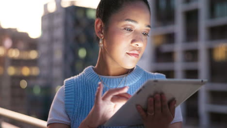 Black-woman,-office-window