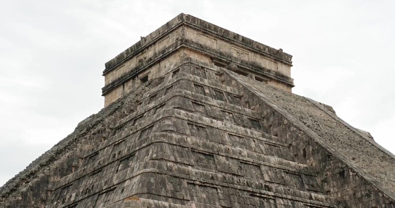 Chichen Itza, la cima del Tempio di Kukulcan (El Castillo).