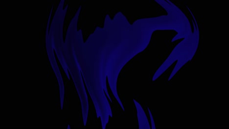 abstract blue pattern on black background