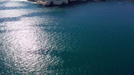 drone flying above the city of la valletta in malta